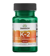 Vitamin K2 MK7 k2mk - 7 100mcg Vitamin K2 - 7 aus Natto 30 Kapseln SWANSON